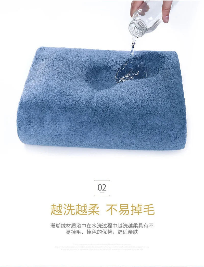 Serviette de Bain Jupe pour Homme à Poche, Microfibre Bleu ou Gris
