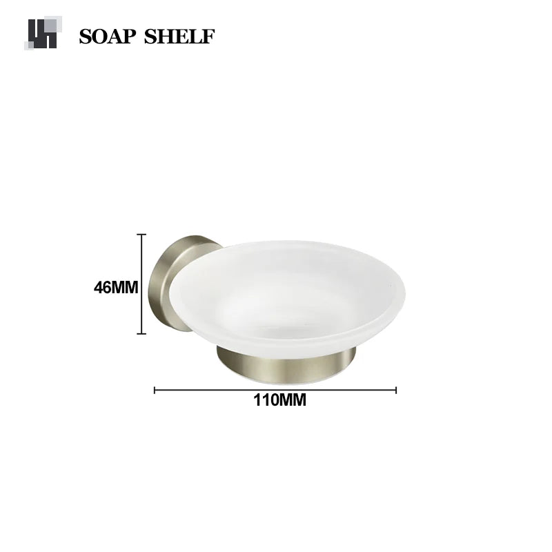 Accessoires Salle de Bain Nickel Brossé à Choisir par Pièce