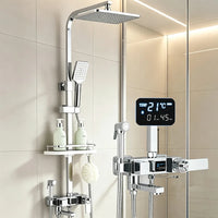 Colonne de Douche Pluie avec Douchette Bidet et Bec de Bain, 5 Finitions
