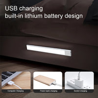 Réglette LED Sous Meuble Aluminium 3 Couleurs avec Détecteur de Mouvement