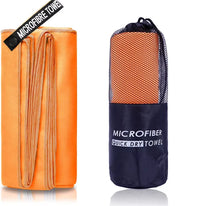 Serviette de Bain Microfibre Séchage Rapide avec Pochette, 4 Tailles