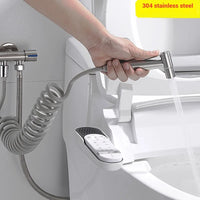 Douchette WC Inox Kit Flexible et Support