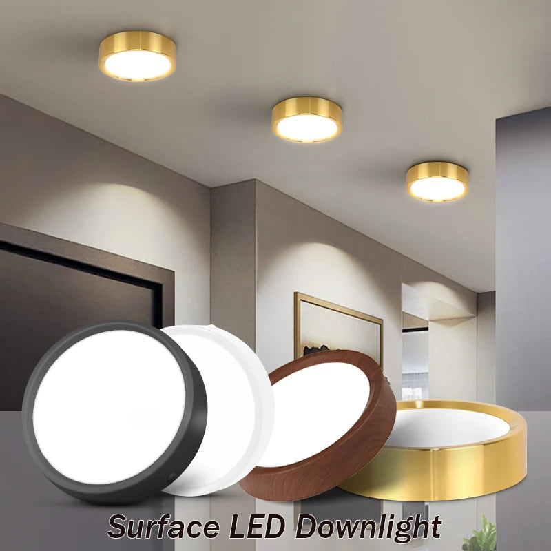 Spot LED en Saillie Cuisine 3 Teintes à Mémoire, 5 Finitions, 5 à 25 W