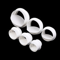 Clapet Anti-Retour Hotte et Ventilation, PVC Blanc, 80 à 200 mm