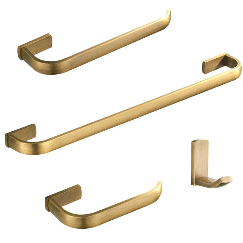 Accessoires Salle de Bain Laiton Vieilli Brossé