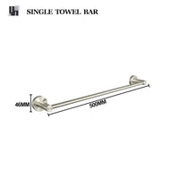 Accessoires Salle de Bain Nickel Brossé à Choisir par Pièce