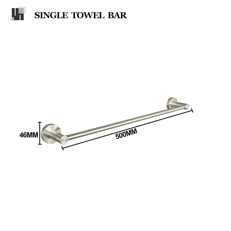Accessoires Salle de Bain Nickel Brossé à Choisir par Pièce