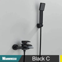 Robinet de Baignoire Mural Chromé Cascade Bain-Douche