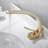 Mitigeur de Lavabo Cascade Monobloc sur Comptoir