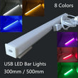 Réglette LED USB Sous Meuble Cuisine avec Interrupteur, 30 ou 50 cm