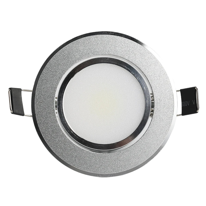 Spot LED Encastrable Cuisine Orientable COB, Blanc, Argent ou Noir, 5 à 12 W