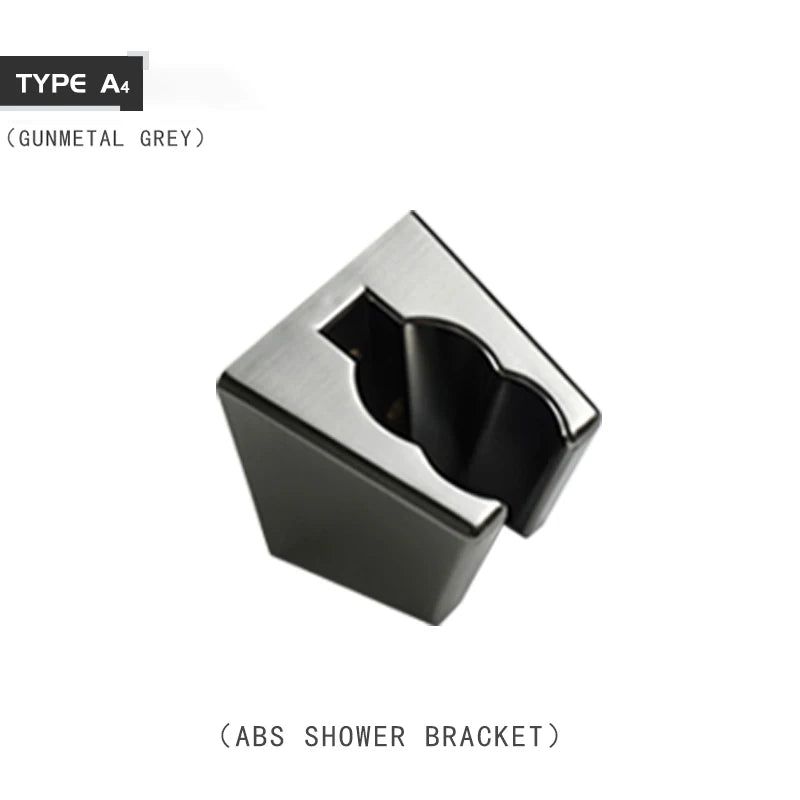 Support de Douche à Main Fixe ou Réglable en ABS