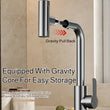 Mitigeur Cuisine Extractible Cascade Inox, 3 ou 4 Modes de Jet