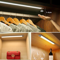 Réglette LED Sous Meuble Rechargeable, Capteur de Geste, 20 ou 40 cm