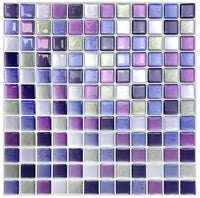 Sticker Mosaïque Cristal 3D Adhésif Étanche pour Cuisine