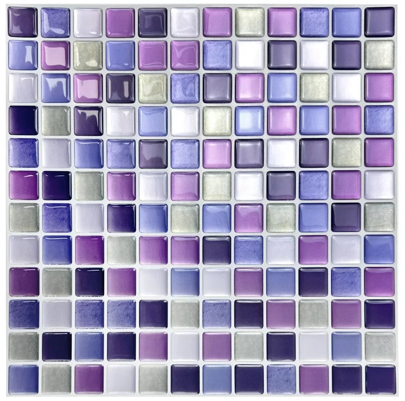Sticker Mosaïque Cristal 3D Adhésif Étanche pour Cuisine