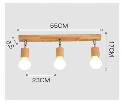 Plafonnier Cuisine Bois Spot Orientable sur Rail