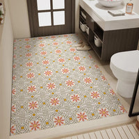 Tapis de Bain Diatomite Absorbant Antidérapant, 9 Modèles, Jusqu'à 160 x 230 cm