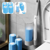 Brosse WC Jetable Murale à Têtes Remplaçables