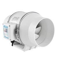 Aérateur Extracteur Salle de Bain en Ligne pour Gaine 200 mm 130 W
