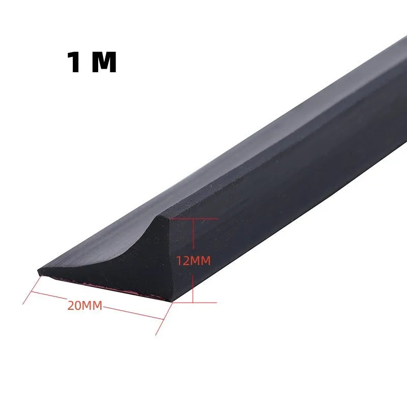 Barrage d'Eau de Douche Silicone Autocollant, 4 Couleurs, 50 à 500 cm