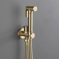 Douchette WC Murale avec Robinet d'Arrêt et Flexible 1,2 m, 5 Finitions