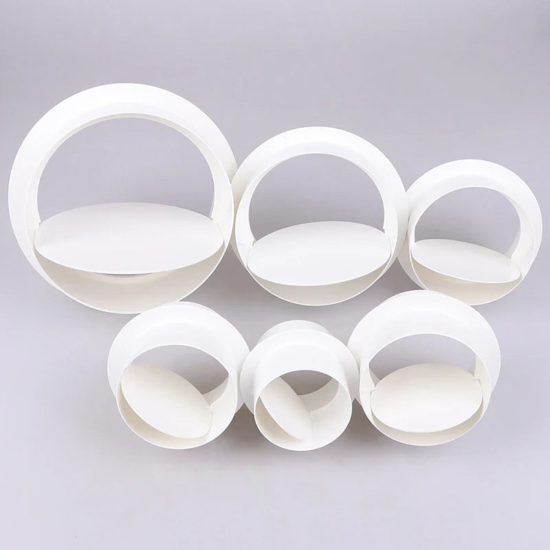Clapet Anti-Retour Hotte et Ventilation, PVC Blanc, 80 à 200 mm