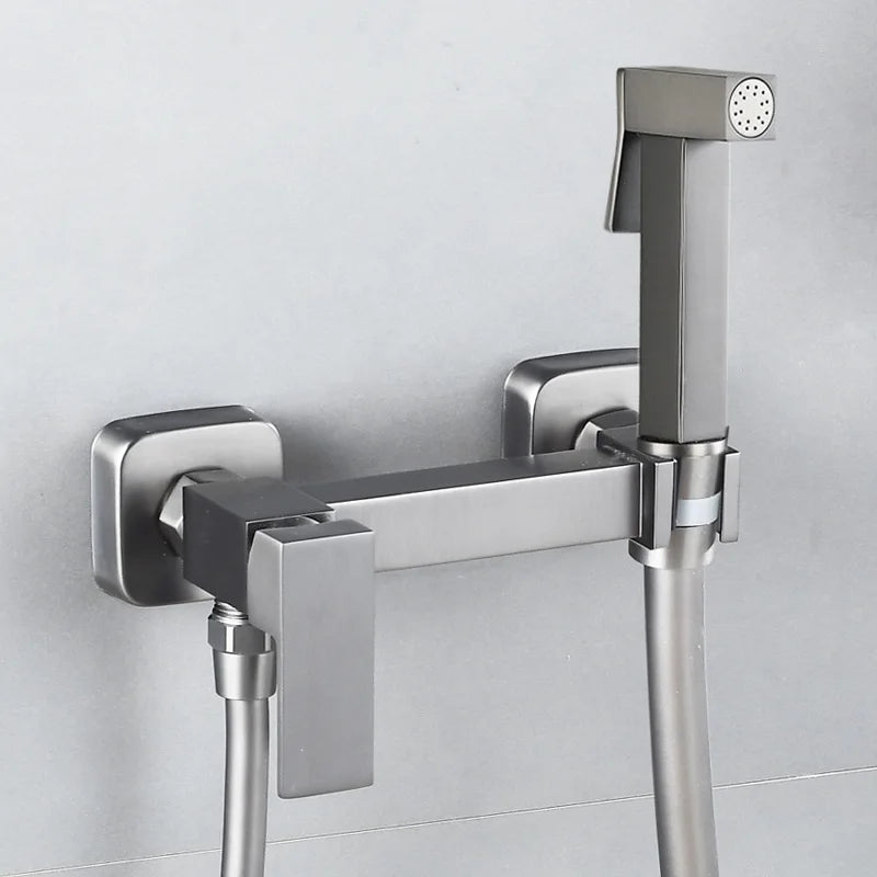 Douchette WC Mitigeur Mural Eau Chaude et Froide
