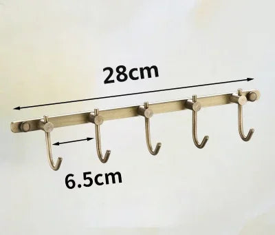 Accessoires Salle de Bain Laiton Antique Brossé à la Pièce, 20 Articles