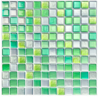 Sticker Mosaïque Cristal 3D Adhésif Étanche pour Cuisine