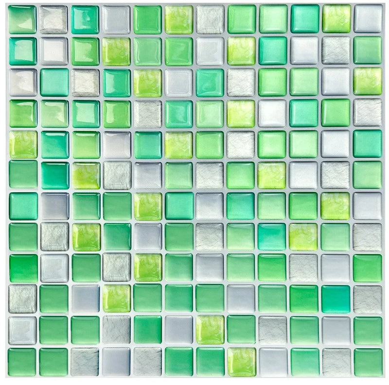 Sticker Mosaïque Cristal 3D Adhésif Étanche pour Cuisine