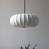 Suspension Cuisine Lanterne Soie Wabi-Sabi, Ø 30, 40 ou 50 cm