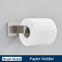 Ensemble Accessoires Salle de Bain Inox 4 Pièces