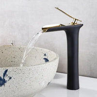 Mitigeur Lavabo Cascade Laiton, 9 Finitions, Bas ou Haut