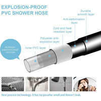 Flexible de Douche PVC Lisse 5 Finitions 150 à 400 cm