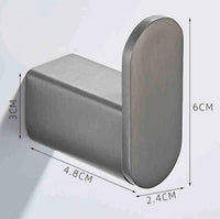 Patère Salle de Bain Murale Inox 304 Gris Anthracite, 9 Modèles