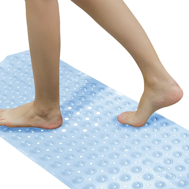 Tapis de Douche PVC Antidérapant à Ventouses 78 x 38 cm, 4 Coloris