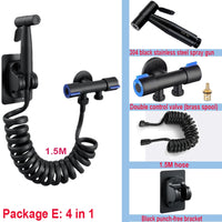 Douchette WC Inox Kit Flexible et Support