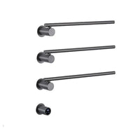 Sèche-Serviette Électrique Encastré 3 ou 4 Barres Rotatives Inox 50 cm