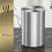Poubelle Salle de Bain Inox 9 ou 10 L avec ou sans Couvercle