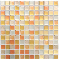 Sticker Mosaïque Cristal 3D Adhésif Étanche pour Cuisine