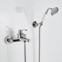 Colonne de Douche Classique Laiton Douchette Main Baignoire