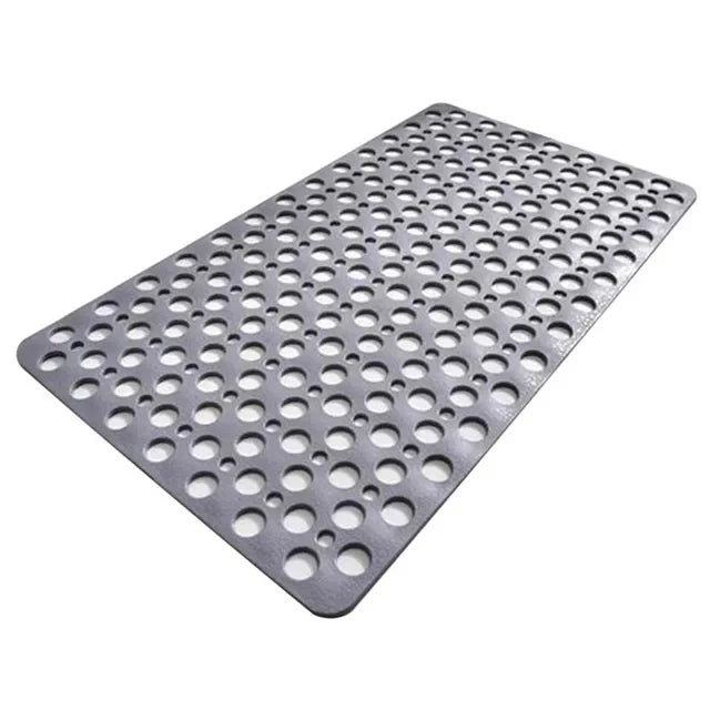 Tapis de Baignoire Antidérapant en TPE Perforé, 2 Tailles