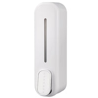 Distributeur de Savon Mural 300 ml Noir ou Blanc à Pompe Manuelle