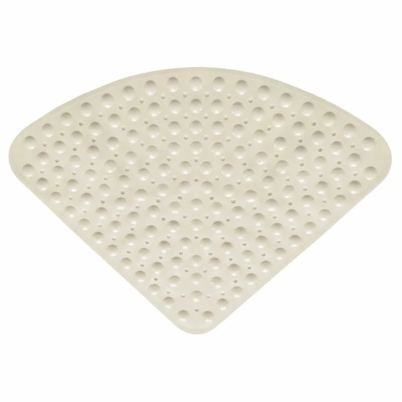 Tapis de Douche d'Angle Antidérapant à Ventouses 53 x 53 cm