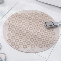 Tapis de Douche Rond Antidérapant Massant PVC