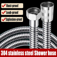 Flexible de Douche Inox 304 Noyau Cuivre 5 Finitions 150 à 300 cm