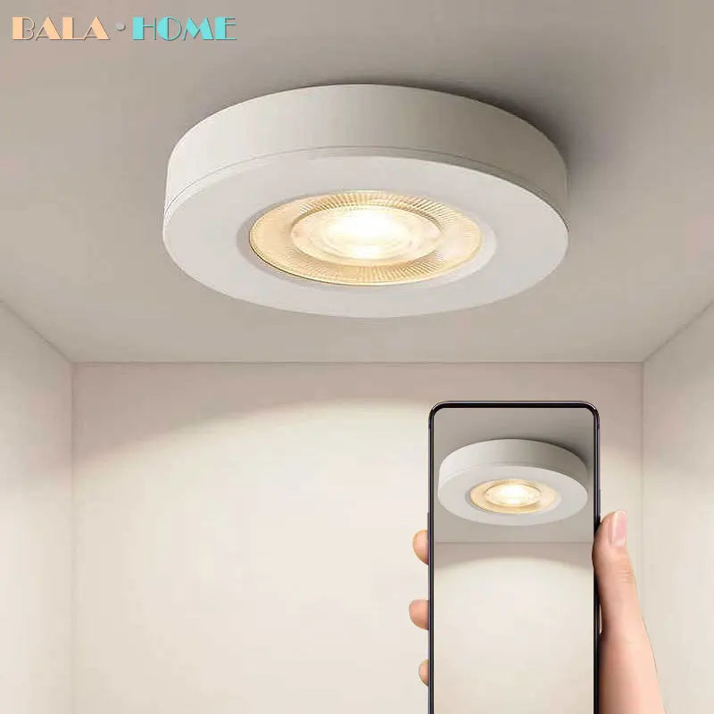 Downlight LED Cuisine en Saillie Ultra-Fin, Noir ou Blanc, 3 à 18 W