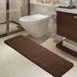 Tapis de Bain Mémoire de Forme Marron Extra-Long