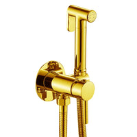 Douchette WC Mitigeur Laiton Eau Chaude et Froide, 8 Finitions